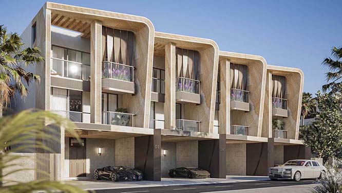 Real estate marketing visualization for residential development.